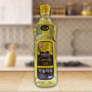 원하프프레스코카놀라유0.9L/오뚜기총알배송, 900ml, 1개