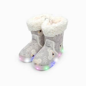 베이비솔 폼폼코알라 LED 털부츠