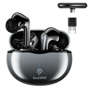 EasySMX이지스마스 게이밍 이어폰 TG01 저지연 블루투스+2.4Ghz동글, EasySMX-TG-01