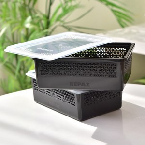 E편한 케이지 소 세트-블랙 파충류사육장 1분랙사 적재형케이지, 블랙, 1개, E편한 케이지 소,블랙 몸통