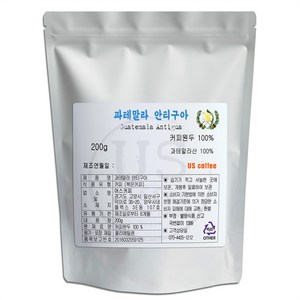 어스커피 과테말라 안티구아 원두커피, 홀빈(분쇄안함), 200g, 1개