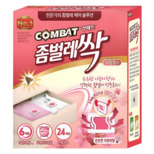 컴배트 좀벌레싹 방충제 아로마향 서랍장용 24개입, 12g, 1개