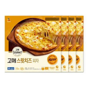 고메 스윗치즈 피자 325G x4개, 4개
