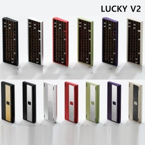 weikav Lucky65 V2 CNC알루미늄 기계식 게이밍 키보드 하우징/하우징 PCB-gasket구조 QMK/VIA지원 전키핫스왑DIY 무선3모드, 키트(양극)환야블랙실버