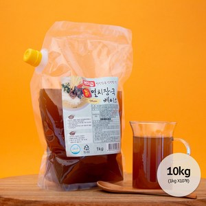 진 멸치장국 베이스 10kg (1kg x 10) 국내산 멸치육수 10배 농축액, 10개, 1kg