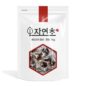 배도라지 젤리 개별포장 까먹는 젤리 디저트 간식, 2개, 1kg