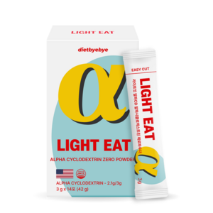 다이어트바이바이 라이트잇 알파CD 알파시클로덱스트린 제로파우더 14p, 1개, 42g