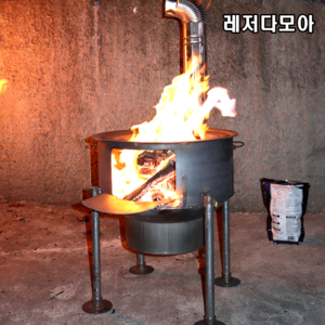 불멍화로대 드럼통 화덕 캠핑 화목 난로 전원주택 시골 바베큐 화롯대, 외경43CM 두께2.1MM 링포함(이벤트가격적용중), 1개