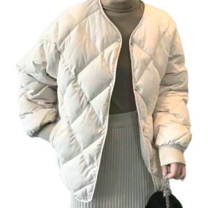 글램공식 여성 누빔 경량패딩
