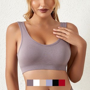 데일리퍼블릭 스포츠 브라 노와이어 운동 브라탑