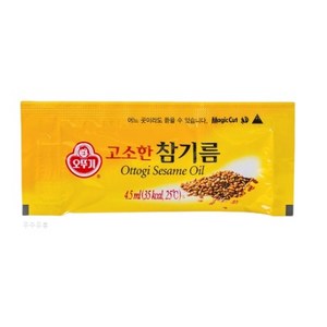 캠핑용 도시락용 포장용 배달용 오뚜기 일회용참기름포장, 4.5ml, 30개