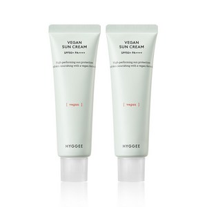 휘게 비건 선크림 SPF50+ PA++++, 50ml, 2개