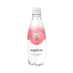 슈가로로 스파클링복숭아 제로칼로리 페트음료 350ml x 6개