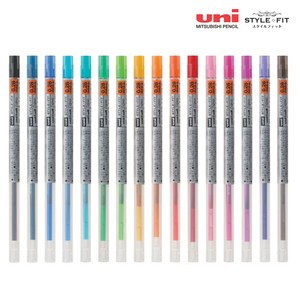 [유니] 중성펜 스타일핏 리필심 UMR-109 0.28 0.38mm, 스타일핏 리필심 0.28 브라운블랙, 1개