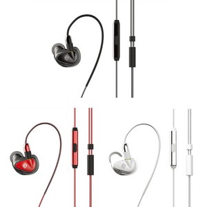 에쿠스틱 EQ-100 유니버셜 커스텀 이어폰 분리형 케이블, EQ-100 레드