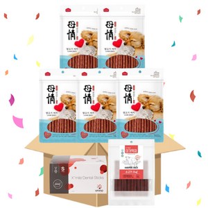 아수쿠 모정 양고기져키 140gX5개 + 이거먹자소고기져키100g + 우라노엑스마일먹는치약덴탈껌S 1p, 140g, 5개