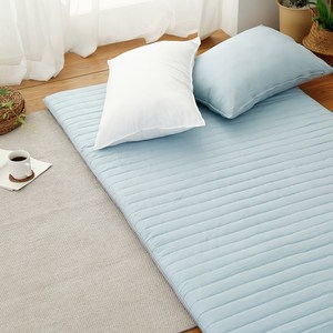 애프터식스 모노데일리 누빔요커버 S D Q 5color 부드러운 고밀도워싱 사계절 요매트 커버, 모노데일리_요커버_누빔, 더블(D)_그레이