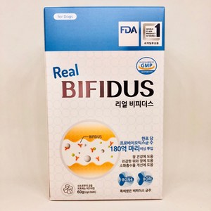 리얼비피더스 60g (2gx30포) 강아지유산균, 리얼비피더스 강아지 유산균 60g 2gx30포, 장/유산균, 1개