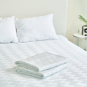 한경희생활과학 ICE 냉감패드 여름 침대 쿨매트, 파스텔블루