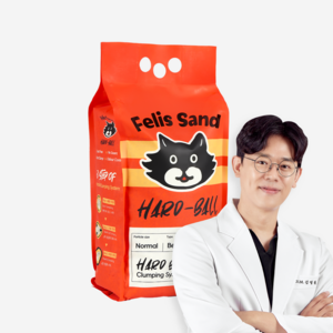 닥터펠리스 펠리스샌드 하드볼 벤토나이트, 4.3kg, 4개, 무향