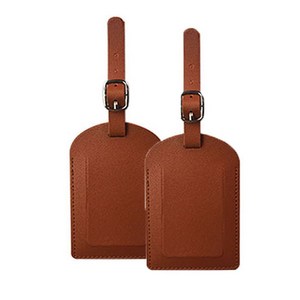 리얼피키 PU가죽 수하물 네임택 1+1