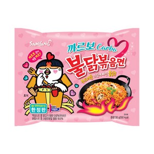 삼양 까르보 불닭볶음면 130g, 4개