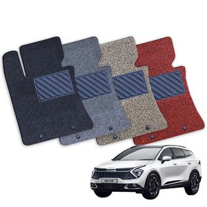 스포티지 전차종 확장형 코일매트 카매트 풀세트 CK, 레드, 스포티지NQ5 가솔린,디젤(21년7월-)