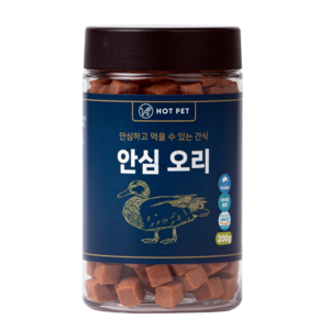 핫펫 강아지 안심 져키 간식, 오리, 200g, 1개