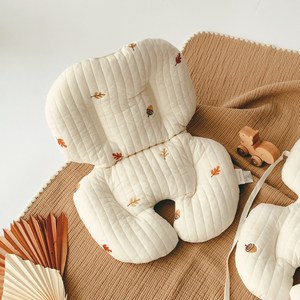 돗투돗x마롤로뜨 체어라이너 유아시트 아기의자 방석 식탁의자 시트, 메이플토리_자수체어라이너M