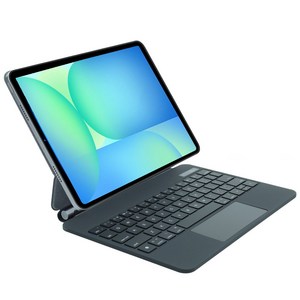 갤럭시탭 S10 FE 10.9 호환 매직 블루투스 키보드 케이스 S9FE S9 S8 S7 공용 한국어, 블랙, 1개