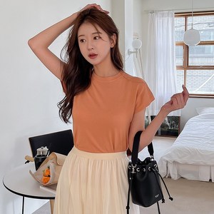 주디앤 여성 델라 니트 반팔 티셔츠