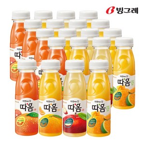 빙그레 따옴 주스 235ml 자몽5+오렌지5+사과5+천혜향5 (총 20개)