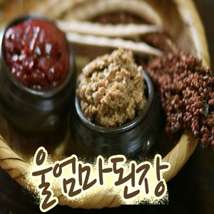 [울엄마된장]막장(간장안뺀 된장)이 나왔습니다(경상도식막장), 1kg, 1개