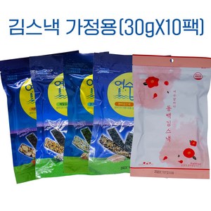 본사직송 여수특산품 여수밤바다김스낵 가정용 10팩/아몬드 메밀 코코넛 현미 동백, 선택1.아몬드x메밀x코코넛X현미X동백(각2팩), 10개, 30g