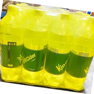 해태음료 킨 사이다 pet 1.5l x12 식자재 업소용 식재료 식당용 대용량 음룟, 12개