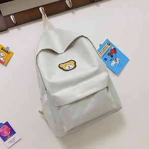 스탠다드 곰돌이 남여공용 학생 백팩 책가방 커플 학교 가방