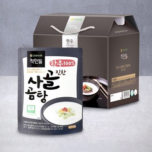 [고삼농협] 착한들 한우 곰탕 선물세트 2호 (진한사골곰탕 500ml x 5팩), 5개