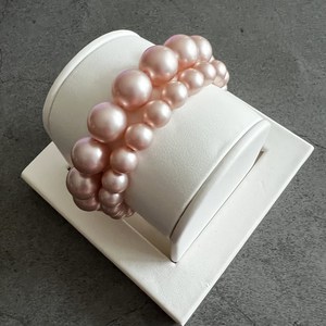 왕진주 2사이즈 스트레치 벤딩 팔찌 세트 2 Size Stretch Bending Pearl Bracelet Set