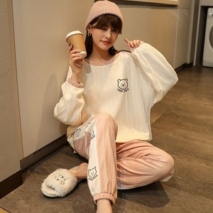 세남자몰 귀엽고 예쁜 봄 가을 여성 여자 잠옷 세트 파자마 홈웨어 실내복