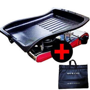 EGS (연기냄새 기름튐없는) 매직쿠킹팬 쿡킹팬 삼겹살불판 삼겹살 고기 불판 구이판, 1개, 1호(42x35x8.5cm)