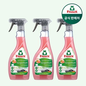 [매일 배송] 프로쉬 독일 자몽 기름때 클리너 500ml 단품 청소 세제, 3개