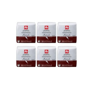 Illy 일리 과테말라 커피캡슐 18 캡슐 6팩, 6개, 18개입, 6.7g