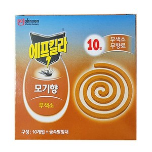 에프킬라 모기향 내추럴무향 10p, 2개