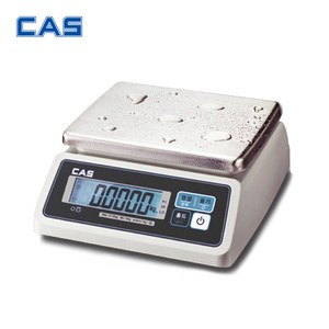 CAS 카스 방수 중량저울 SWII-3CW 3kg SWII-CW 계량 수산 주방 1g 단위 SWII-W, SWII-CW (LCD) 3kg (1g)