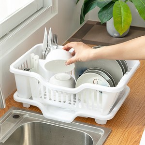 리빙공감 심플 식기건조대, 화이트