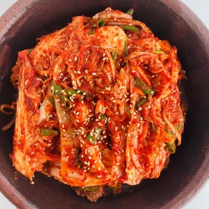 전주 항아리 김치 실비김치 핑크솔트로 담근 국산 겉절이 배추 알배기 매운맛, 1개, 2kg