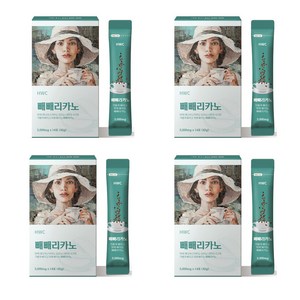 HWC 빼빼리카노 그린커피빈 효소커피 헤이즐넛향, 3g x 14포 x 4박스, 4박스, 3g, 14개입