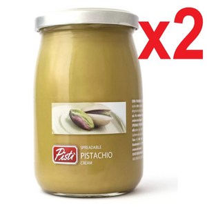 [영국발송] 600g 2병 피스티 시칠리안 피스타치오 크림 스프레드 Pisti Sicilian Pistachio Ceam Spead, 2개