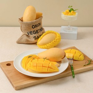 [더자인] 프리미엄 고당도 태국망고, 1세트, 2kg (5-7과)