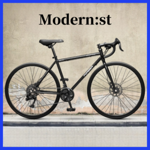 모던사이클 로드 자전거 27단 30단 트렉 트랙 싸이클 바이크 입문용 성인 라이딩 클래식, 7단, 티타늄 그레이, 1개